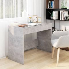 Γραφείο Γκρι Σκυροδέματος 101x50x76,5 εκ. Επεξεργασμένο Ξύλο 809561