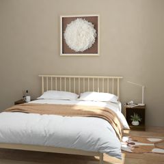 Κομοδίνα 2 τεμ. Καφέ Μελί 35,5x33,5x41,5 εκ. Μασίφ Ξύλο Πεύκου 809926