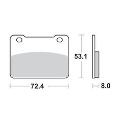ΤΑΚΑΚΙΑ BRAKIMG 975 SM1 SYM MAXSYM 400 2011- (F) (FA627) - (ΙΤΑ)