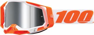 ΜΑΣΚΑ RACECRAFT 2 GOOGLES ORANGE MIRROR SILVER FLASH LENS 26013215 | 100%