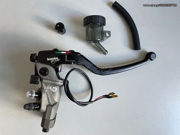 ΤΡΟΜΠΑ ΦΡΕΝΟΥ BREMBO 19 RCS SET ΜΕ ΔΟΧΕΙΟ REPLICA 