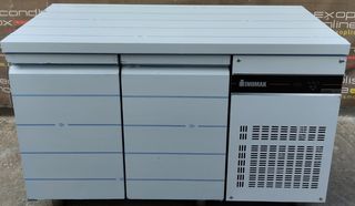 Ψυγείο Πάγκος Συντήρηση Με 2 Πόρτες 134,5x60x87,3Cm INOMAK - Καινούργιο.