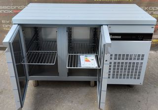 Ψυγείο Πάγκος Συντήρηση Με 2 Πόρτες 134,5x60x87,3Cm INOMAK - Καινούργιο.-thumb-1