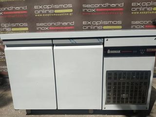 Ψυγείο Πάγκος Συντήρηση Με 2 Πόρτες 134,5x70x87,3Cm INOMAK - Καινούργιο.