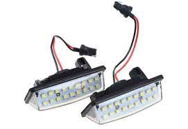  Πλαφονιέρα πίσω πινακίδας για Nissan Pathfinder (2010+) / Murano - 2 τμχ.