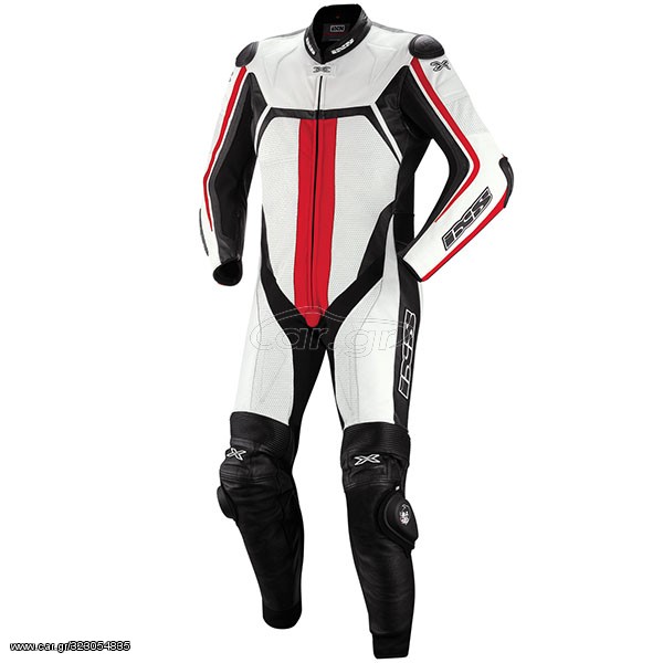ΔΕΡΜΑΤΙΝΗ ΦΟΡΜΑ IXS THRUXTON WHITE BLACK RED