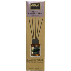 Αρωματικό Χώρου Juicy Bubblegum Home Reed Diffuser με 6 Στικς Aqua 100 ml - 1 τμχ