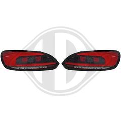 VW SCIROCCO TAIL LIGHTS LED RED-SMOKE GREY / ΠΙΣΩ ΦΑΝΑΡΙΑ 