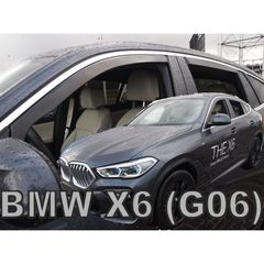 Heko BMW X6 G06 5D 2019+ ΣΕΤ ΑΝΕΜΟΘΡΑΥΣΤΕΣ ΑΥΤΟΚΙΝΗΤΟΥ ΑΠΟ ΕΥΚΑΜΠΤΟ ΦΙΜΕ ΠΛΑΣΤΙΚΟ HEKO - 4 ΤΕΜ.