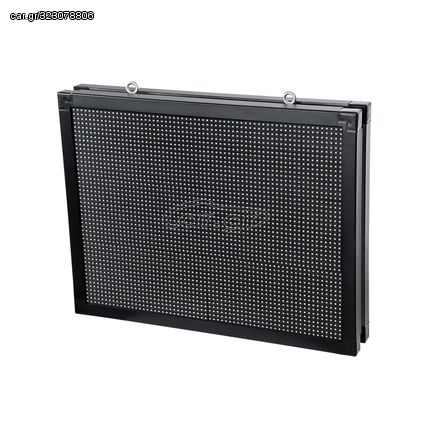 GloboStar® DISPLAY 90289 LED Scrolling Display 64x48cm - Κυλιόμενη Ψηφιακή Πινακίδα / Επιγραφή Διπλής Όψης P10 LED SMD AC 220-240V - Λειτουργία μέσω Wi-Fi με Εφαρμογή APP - Αισθήτηρας Θερμοκρασίας και