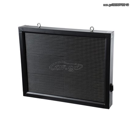 GloboStar® DISPLAY 90802 LED Scrolling Display 64x48cm - Κυλιόμενη Ψηφιακή Πινακίδα / Επιγραφή Μονής Όψης P10 LED SMD AC 220-240V - Λειτουργία μέσω Wi-Fi με Εφαρμογή APP - Αισθήτηρας Θερμοκρασίας και