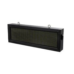 GloboStar® DISPLAY 90306 LED Scrolling Display 64x16cm - Κυλιόμενη Ψηφιακή Πινακίδα / Επιγραφή Μονής Όψης P10 LED SMD AC 220-240V - Λειτουργία μέσω Wi-Fi με Εφαρμογή APP - Αισθήτηρας Θερμοκρασίας και