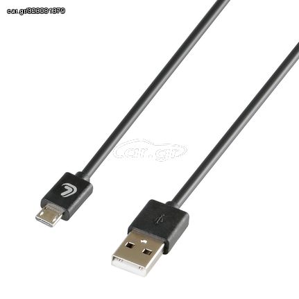 ΚΑΛΩΔΙΟ ΦΟΡΤΙΣΗΣ ΚΑΙ ΣΥΓΧΡΟΝΙΣΜΟΥ 100 cm MICRO USB ESSENTIALS LINE (ΜΑΥΡΟ)