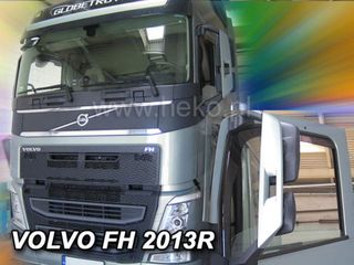 ΑΝΕΜΟΘΡΑΥΣΤΕΣ ΓΙΑ VOLVO FH4/FH12 (ΝΤΑΛΙΚΑ 3ΗΣ ΓΕΝΙΑΣ) 2012+  ΖΕΥΓΑΡΙ  ΑΠΟ ΕΥΚΑΜΠΤΟ ΦΙΜΕ ΠΛΑΣΤΙΚΟ HEKO - 2 ΤΕΜ.