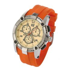 Visetti Atlas Series, Unisex Watch, Chronograph, Orange Rubber Strap TB-550SO