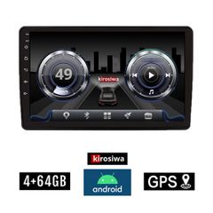 KIROSIWA 4+64GB FIAT DUCATO (2006-2011) Android οθόνη αυτοκίνητου 4GB με GPS WI-FI (ηχοσύστημα αφής 9" ιντσών OEM Youtube Playstore MP3 USB Radio Bluetooth Mirrorlink DSP 4x60W Apple Carplay Android A