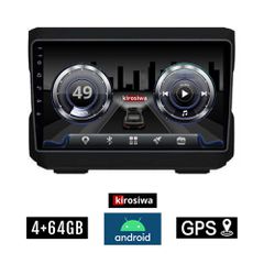 KIROSIWA 4+64GB JEEP GRAND CHEROKEE (2007-2011) Android οθόνη αυτοκίνητου 4GB με GPS WI-FI (ηχοσύστημα αφής 10" ιντσών OEM Youtube Playstore MP3 USB Radio Bluetooth Mirrorlink DSP 4x60W Apple Carplay