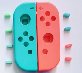 NINTENDO SWITCH JOY-CONS L+R Cover Red-Blue with buttons