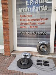 Mercedes 4πιστονα Brembo W203 W209 R171 345X30 C-class CLK SLK AMG-thumb-1