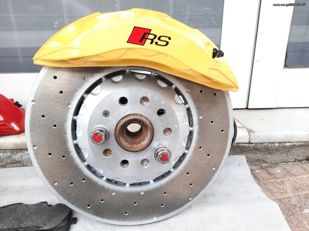 Εξαπίστονα 6πίστονα 360X34 5Χ112  AUDI S3 A3 RS3 8P 8V 8Y TT TTS TTRS 8J 8S Q3 RSQ3 8U F3 VW GOLF 5 6 7 R R32 R20 LEON CUPRA 1P 8F OCTAVIA RS SCIROCCO