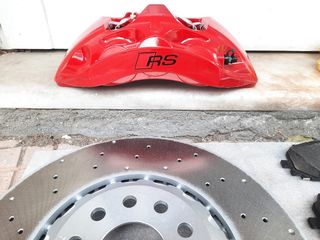 Εξαπίστονα 6πίστονα 360X34 5Χ112  AUDI S3 A3 RS3 8P 8V 8Y TT TTS TTRS 8J 8S Q3 RSQ3 8U F3 VW GOLF 5 6 7 R R32 R20 LEON CUPRA 1P 8F OCTAVIA RS SCIROCCO-thumb-14