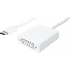 POWERTECH αντάπτορας USB Type-C σε DVI PTH-036, 4K, λευκό