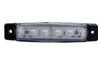 Φως πλευρικής σήμανσης με 6 LED SMD Λευκό 12V