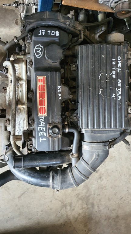 ΚΙΝΗΤΗΡΑΣ OPEL 1.7 TD 82ps 91-98 ΤΥΠΟΥ ISUZU ΚΩΔΙΚΟΣ 17TD