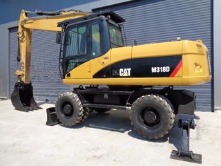 Εκσκαφέας Με Λάστιχα CAT 2007 M318D-thumb-3