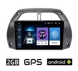 TOYOTA RAV 4 (2000-2006) Android οθόνη αυτοκίνητου 2GB με GPS WI-FI (ηχοσύστημα αφής 9" ιντσών OEM Youtube Playstore MP3 USB Radio Bluetooth Mirrorlink εργοστασιακή, 4x60W, AUX) TO56-2GB
