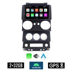 KIROSIWA 2+32GB JEEP WRANGLER (2006 - 2011) Android οθόνη αυτοκίνητου 2GB με GPS WI-FI (ηχοσύστημα αφής 9" ιντσών OEM Youtube Playstore MP3 USB Radio Bluetooth Mirrorlink εργοστασιακή 4x60W, AUX) RS-5