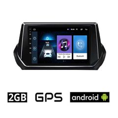 PEUGEOT 208 - 2008 (μετά το 2020) Android οθόνη αυτοκίνητου 2GB με GPS WI-FI (ηχοσύστημα αφής 9" ιντσών OEM Youtube Playstore MP3 USB Radio Bluetooth Mirrorlink εργοστασιακή, 4x60W, AUX) PE16-2GB