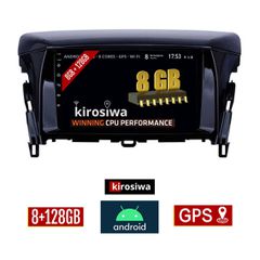 KIROSIWA 8GB + 128GB MITSUBISHI ECLIPSE CROSS (μετά το 2018) Android οθόνη αυτοκίνητου με GPS WI-FI (ηχοσύστημα αφής 9" ιντσών OEM Youtube Playstore MP3 USB Radio Bluetooth Mirrorlink DSP Apple Carpla