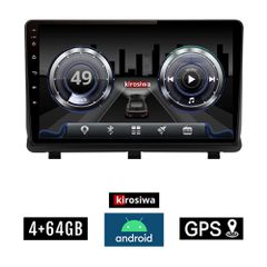 KIROSIWA 4+64GB OPEL ANTARA (μετά το 2006) Android οθόνη αυτοκίνητου 4GB με GPS WI-FI (ηχοσύστημα αφής 9" ιντσών OEM Youtube Playstore MP3 USB Radio Bluetooth Mirrorlink DSP 4x60W Apple Carplay Androi