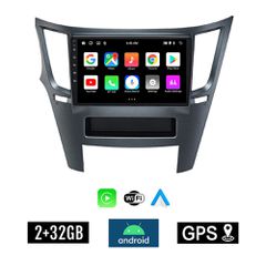 KIROSIWA 2+32GB SUBARU LEGACY - OUTBACK (μετά το 2009) Android οθόνη αυτοκίνητου 2GB με GPS WI-FI (ηχοσύστημα αφής 9" ιντσών OEM Youtube Playstore MP3 USB Radio Bluetooth Mirrorlink εργοστασιακή, 4x60