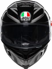 AGV K-5 S Hurricane 2.0 Black (LARGE) Κράνος Μηχανής Full Face 1530gr με Pinlock και Sunvisor