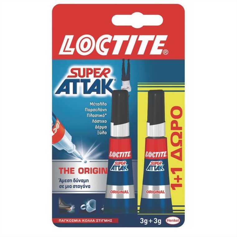 Κόλλα στιγμής 3gr Super Attack LOCTITE 2046418