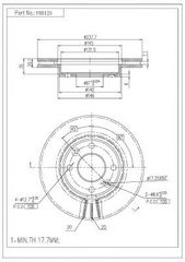 ΔΙΣΚΟΠΛΑΚΑ FI.BA FBD125