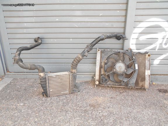 RENAULT CLIO 2006-2013 DIESEL SET ΨΥΓΕΙΑ - ΒΕΝΤΙΛΑΤΕΡ - INTERCOOLER