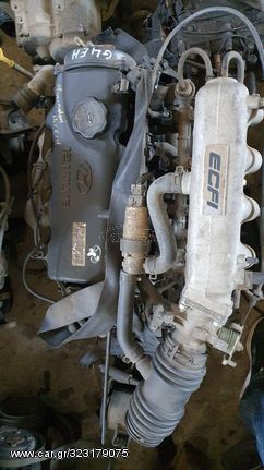 ΚΙΝΗΤΗΡΑΣ HYUNDAI ACCENT 1.3cc 86hp ΚΩΔΙΚΟΣ G4EH ΜΕ ΣΑΣΜΑΝ ΠΛΕΞΟΥΔΑ ΕΓΚΕΦΑΛΟ