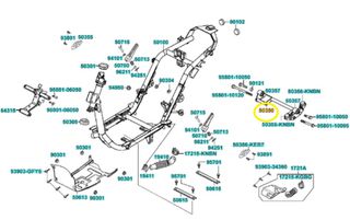 Βάση Κινητήρα Kymco Top Boy 100 1999 - 2001 50350-KEB7-900