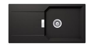Νεροχύτης Ένθετος M100xΠ51 εκ.Γρανίτης Nero Schock Cristalite Manhattan 30100-1401