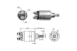 ZM8-640 ZM ΜΠΟΥΤΟΝ ΜΙΖΑΣ 12V BOSCH NEW HOLLAND/IVECO