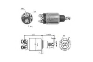 ZM6-640 ZM ΜΠΟΥΤΟΝ ΜΙΖΑΣ 12V BOSCH FIAT/IVECO/NEW HOLLAND