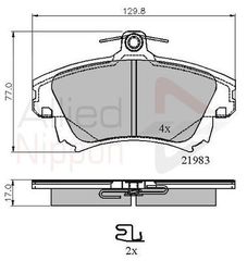 ΔΙΣΚΟΦΡΕΝΑ COMLINE21983 02ΕΜ.VOLV-MITS VOLVO S40 98-SMART FOUR 4 Εμπρόσ21983 ADB3813 0708.02 2198302 708.02 70802 BL1685A4 CBP3813 FBP1530 FDB1384 P 86 017 P86017 30623253 30630555 30630612 30769199 3