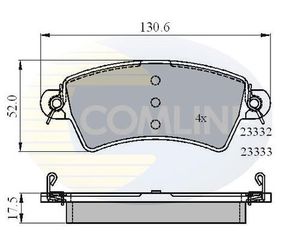 ΔΙΣΚΟΦΡΕΝΑ COMLINE 726.00 ΕΜΠΡ.PEUGEOT PEUGEOT 206  01--Εμπροσθια CBP01549 425152 425153 425203 425484 E172103 E172549 425152 425203 425484 425152 425152 425203 425484 E172103