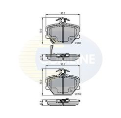 ΔΙΣΚΟΦΡΕΝΑ COMLINE21999 01ΕΜΠ.SMART SMART CABRIO 0.6-0.7 CITY COUPEFORTWO Εμ CBP31019 21999 2199901 705.02 70502 ADB31019 CBP31019 0001431V002000000 0001431V003000000 4145960002 4514210010 C0001431V00