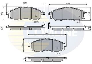 ΔΙΣΚΟΦΡΕΝΑ COMLINE 23970 01 ΕΜΠ.NISSAN NISSAN NAVARA KING-UP D22 01-- Εμπροσθ CBP31193 0748.02 748.02 74802 41060VK190 D1060VK190 23970 D1060VK190