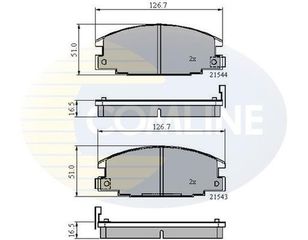 ΔΙΣΚΟΦΡΕΝΑ COMLINE21543 02ΕΜΠΡ.ISUZ-OP ISUZU CAMBO OPEL FROND CBP3322 1605825 1605916 1605931 97114300 0238.04 023804 2154302 21544 238.04 23804 21543 21544 8944611550 8944832200 8944832201 8970494291