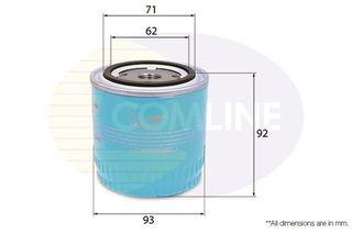 ΦΙΛΤΡΟ ΛΑΔΙΟΥ COMLINE W 920 48  3 4X16 NISSAN NAVARA XTRAIL GRAND CHEROKEE CNS11701 0HM6716BA 10490037 10490337 11405640 11425472 11436936 11464497 11464498 11525472 11525802 11542957 1473773 1482151